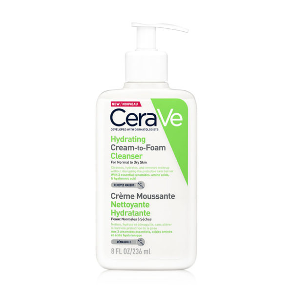 Cerave Hydrating Cream To Foam Cleanser - 236ml (8 fl. oz)