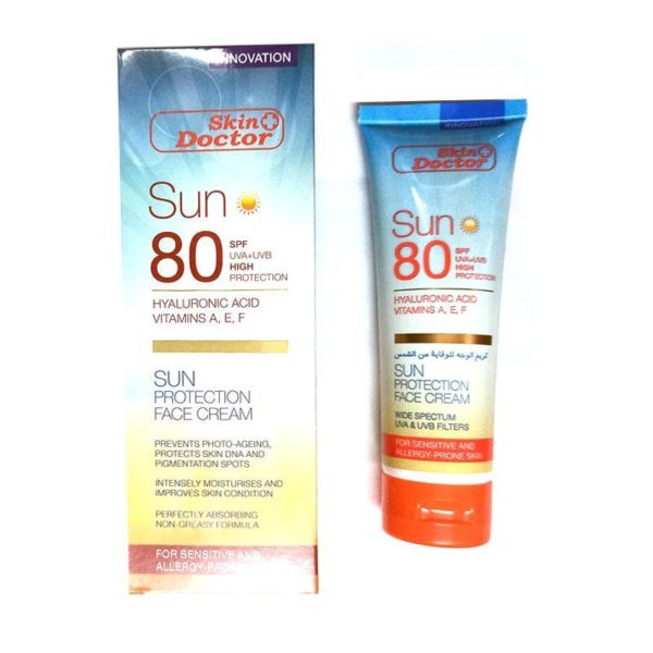 Skin Doctor Sun Protection Cream SPF 80+ -125ml - Image 2