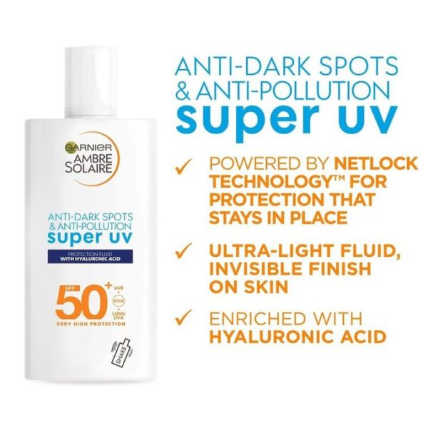 Garnier Ambre Solaire Anti-dark Spots and Anti-pollution Super UV SPF 50+ - 40ml