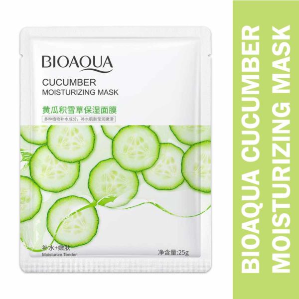 Bio Aqua Moisturizing face masks - Cucumber