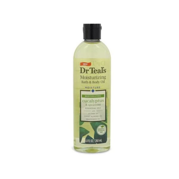 Dr Teal's Moisturizing Bath & Body Oil -260ml (Eucalyptus & Spearmint)