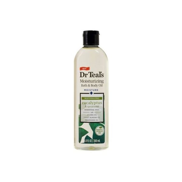 Dr Teal's Moisturizing Bath & Body Oil -260ml (Eucalyptus & Spearmint) - Image 2