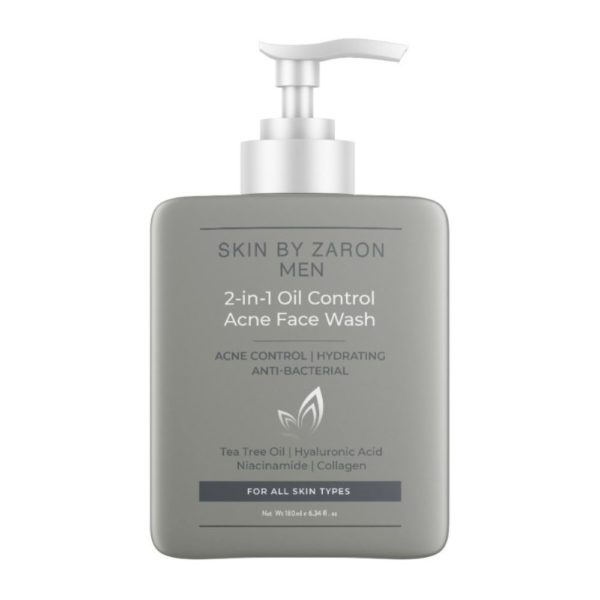 Zaron 2-in-1 Oil Control Acne Face Wash - 180ml