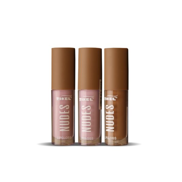 Zikel Nude Lip Gloss (3 in 1) Pack