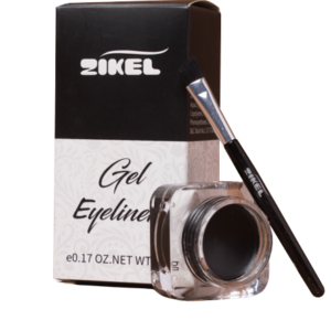 Zikel Pure Black Gel Liner With Brush (New Improved).