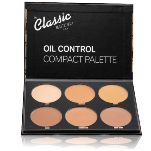 Classic Makeup Oil Control Compact Palette 6 Shades