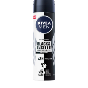 Nivea Spray Invisible Black and White Male -150ml