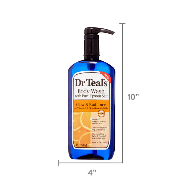 Dr Teals Glow & Radiance Vitamin C Body Wash - 710ml - Image 3