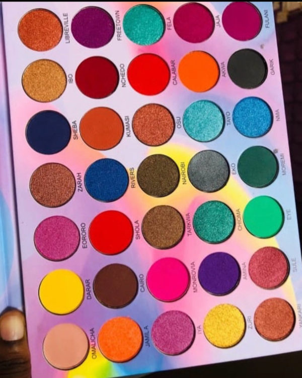 Adventure 35 Colour Eyeshadow Pallet