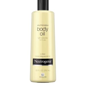 Neutrogena Body Oil, Light Sesame Formula For Dry Skin - 250ml