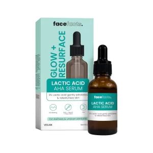 Face Facts Glow + Resurface Latic Acid AHA Serum - 30ml