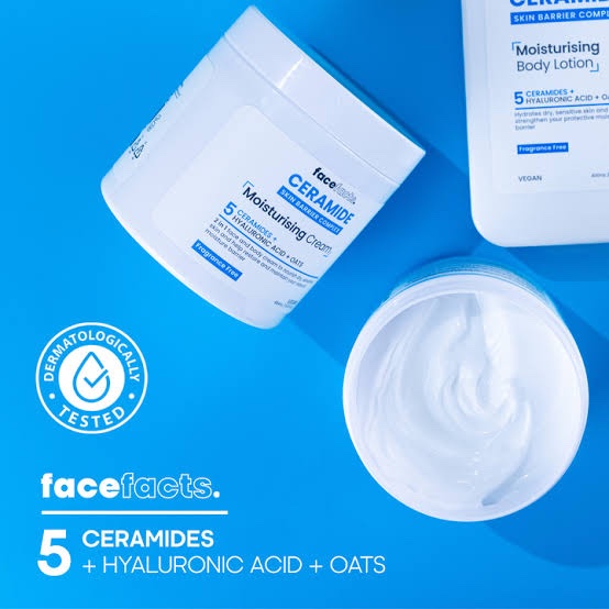 Face Facts Ceramide Moisturising Body Cream - 454ml