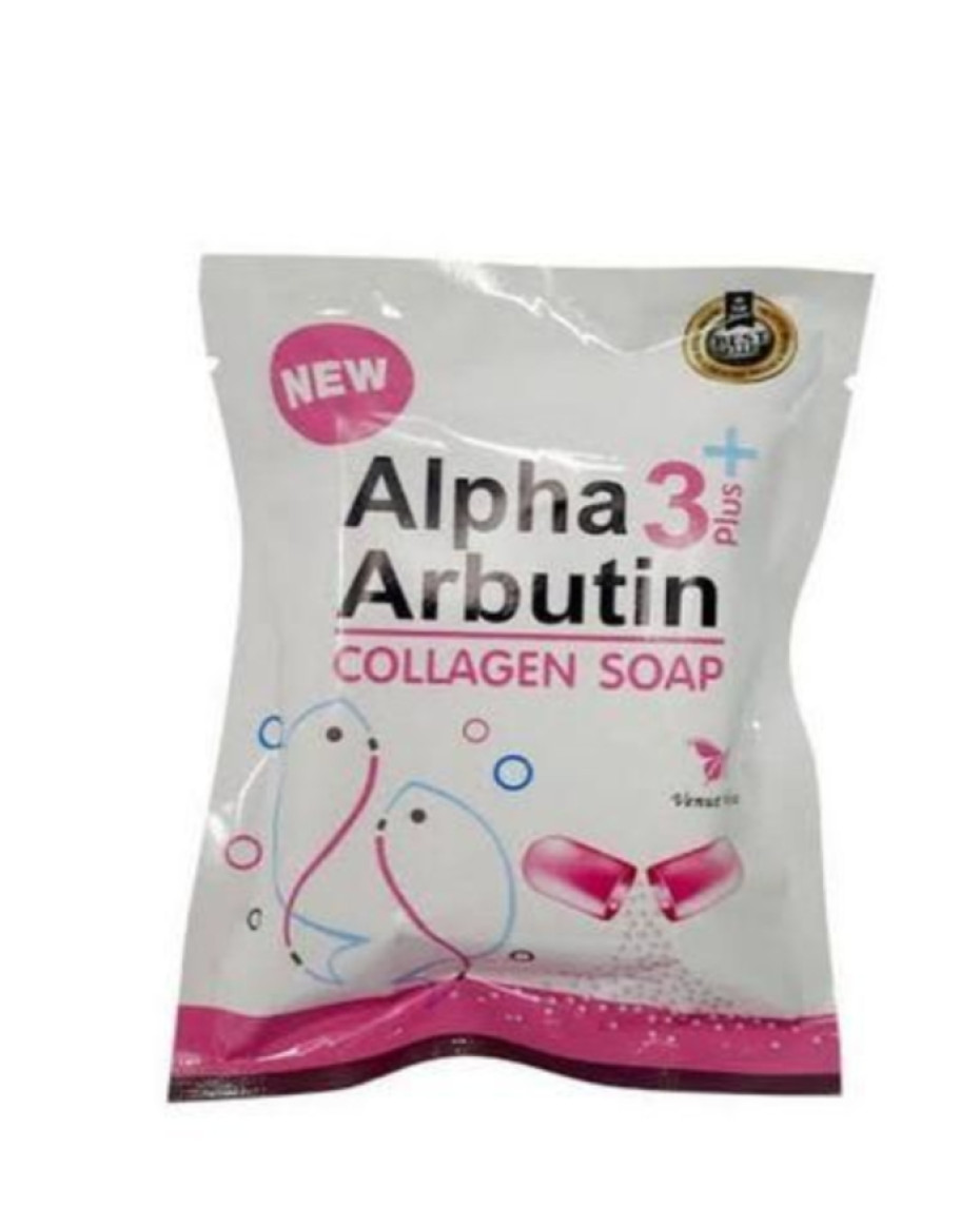 Venut White Alpha 3 Plus Arbutin Collagen Soap - 80g